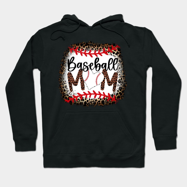 Leopard Baseball Mom   Baseball Mom Hoodie by Wonder man 